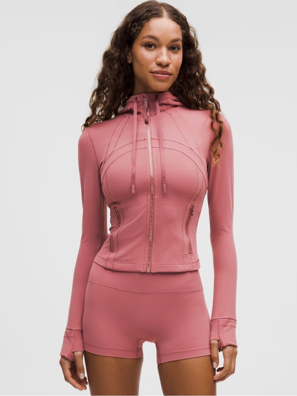 NWT lululemon athletica define cropped dusk rose gold (rare discontinued)